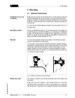 Предварительный просмотр 11 страницы Vega VEGASON 61 Operating Instructions Manual