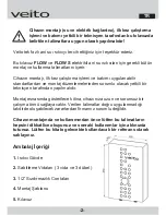 Preview for 2 page of veito FLOW Installation And Operating Instructions Manual