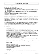 Предварительный просмотр 2 страницы Velleman CS120 User Manual