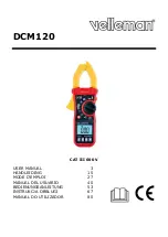 Velleman DCM120 User Manual preview