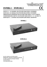 Velleman DVR8L1 Quick Installation Manual preview