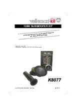 Preview for 1 page of Velleman K8077 Illustrated Assembly Manual