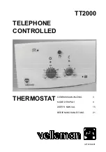 Velleman TT2000 User Manual предпросмотр