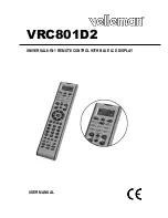 Velleman VRC801D2 User Manual предпросмотр
