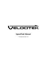 Velocitek SpeedPuck User Manual preview