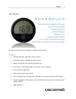 Preview for 4 page of Velocitek SpeedPuck User Manual