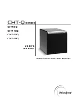 Velodyne CHT-10Q User Manual предпросмотр