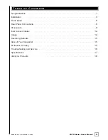 Preview for 3 page of Velodyne CHT-10Q User Manual