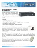 Preview for 1 page of Velodyne SubContractor Series SC-1250 Datasheet