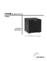 Preview for 1 page of Velodyne VMS-8 User Manual