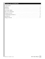 Preview for 3 page of Velodyne VX-11 User Manual