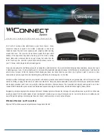 Preview for 1 page of Velodyne WiConnect System Specification