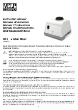 Velp Scientifica RX3 Instruction Manual preview