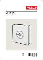 Предварительный просмотр 1 страницы Velux KLI 110 Manual