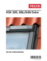 Velux KSX 100 Service Instructions Manual preview