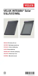 Velux VELUX INTEGRA Solar SST Directions For Use Manual preview