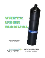 Vemco VR2Tx User Manual preview