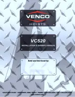 VENCO VC520 Owner'S Manual preview
