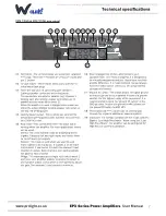 Preview for 7 page of W Audio EPX Series User Manual