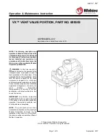 Wabtec VX Operation & Maintenance Instructions Manual предпросмотр