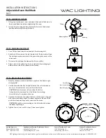 Предварительный просмотр 3 страницы WAC Lighting 5221 Installation Instructions