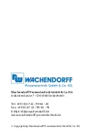 Preview for 60 page of Wachendorff ur3274 User Manual