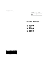 WACKER Group M 1000 Operator'S Manual preview