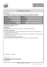 Preview for 39 page of Wacker Neuson AP 2560e Operator'S Manual