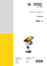 Preview for 1 page of Wacker Neuson BS-4 Operator'S Manual