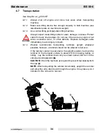 Preview for 36 page of Wacker Neuson BS 50-4 Operator'S Manual