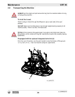 Preview for 34 page of Wacker Neuson CRT 36-25 Operator'S Manual