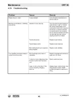 Preview for 42 page of Wacker Neuson CRT 36-25 Operator'S Manual