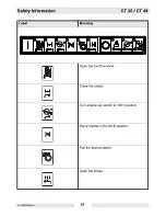 Preview for 14 page of Wacker Neuson CT 36 Operator'S Manual