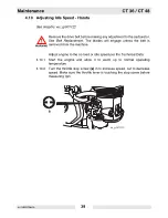 Preview for 38 page of Wacker Neuson CT 36 Operator'S Manual