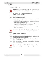 Preview for 42 page of Wacker Neuson CT 36 Operator'S Manual