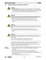 Предварительный просмотр 16 страницы Wacker Neuson E3000 Operator'S Manual