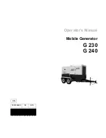 Wacker Neuson G 240 Operator'S Manual preview