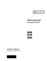 Wacker Neuson G50 Operator'S Manual preview