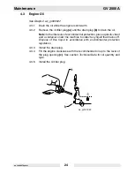 Предварительный просмотр 24 страницы Wacker Neuson GV 2500A Operator'S Manual