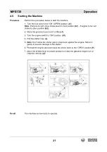 Preview for 21 page of Wacker Neuson MFS735-CE Operator'S Manual