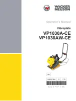 Preview for 1 page of Wacker Neuson VP1030A-CE Operator'S Manual