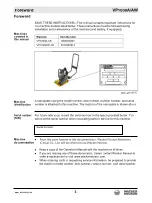 Preview for 3 page of Wacker Neuson VP1030A-CE Operator'S Manual