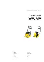 Wacker Neuson WP Series Operator'S Manual preview