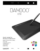 Wacom BAMBOO User Manual preview