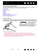 Preview for 9 page of Wacom BAMBOO User Manual