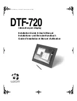 Wacom DTF-720 - OTHER Installation Manual & User Manual preview