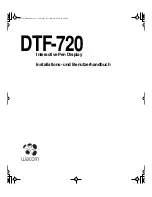 Preview for 61 page of Wacom DTF-720 - OTHER Installation Manual & User Manual