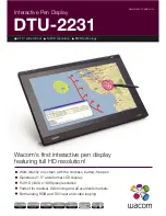 Wacom DTU-2231 Brochure preview