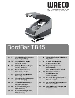 Waeco BordBar TB 15 Operating Manual preview