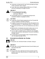 Предварительный просмотр 7 страницы Waeco BordBar TB 15 Operating Manual